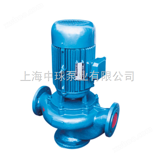 立式无堵塞管道泵|100GW85-20-7.5管道排污泵价格