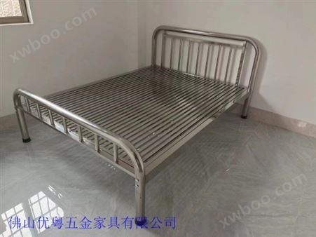 学生宿舍型材床50圆管双层铁床钢制铁架床厂